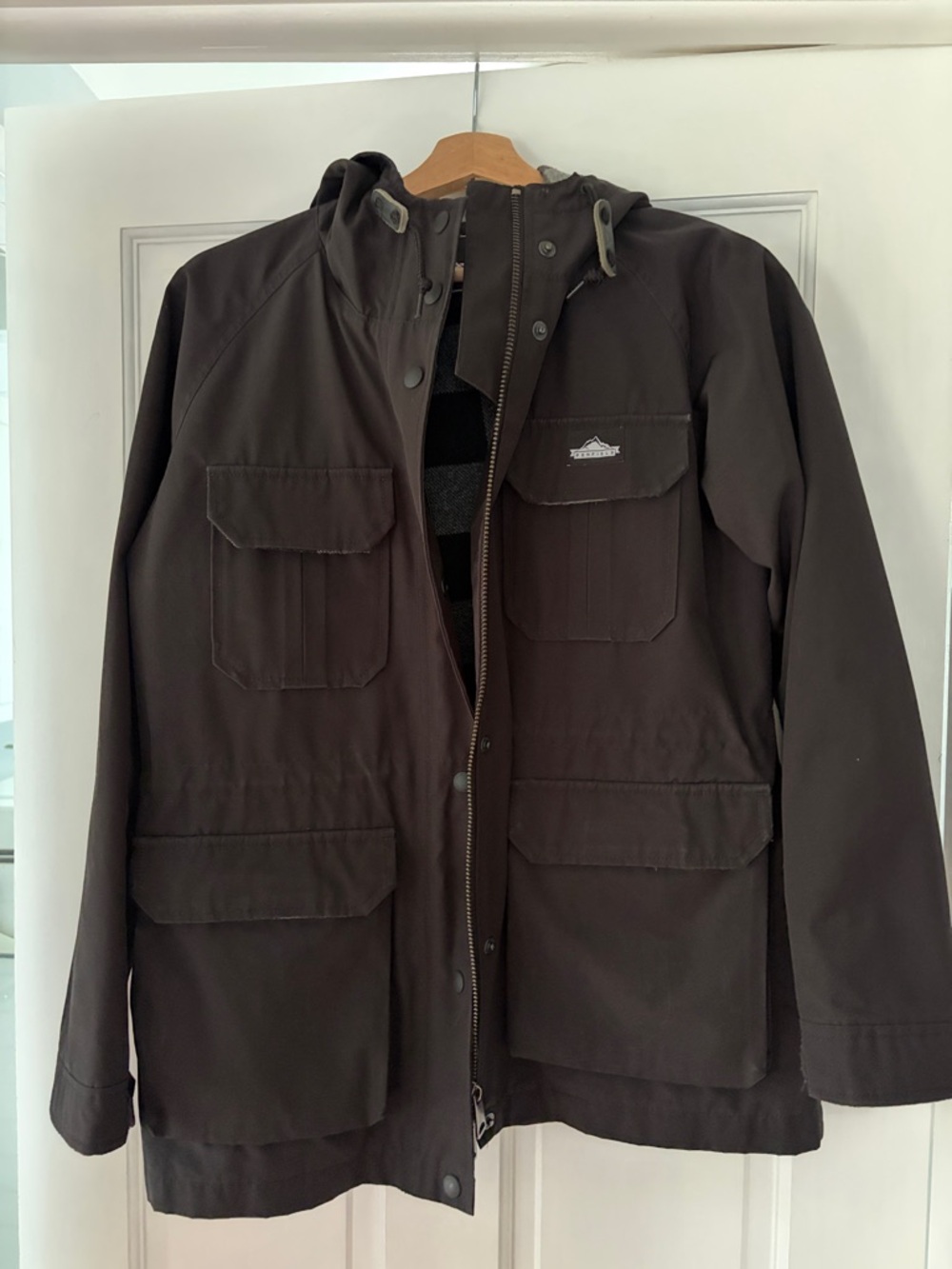 Penfield Black Kasson Utility Hooded Jacket